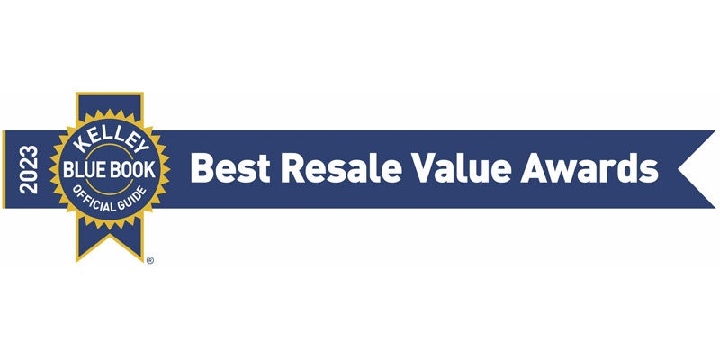 Kelley Blue Book Best Resale Value Awards